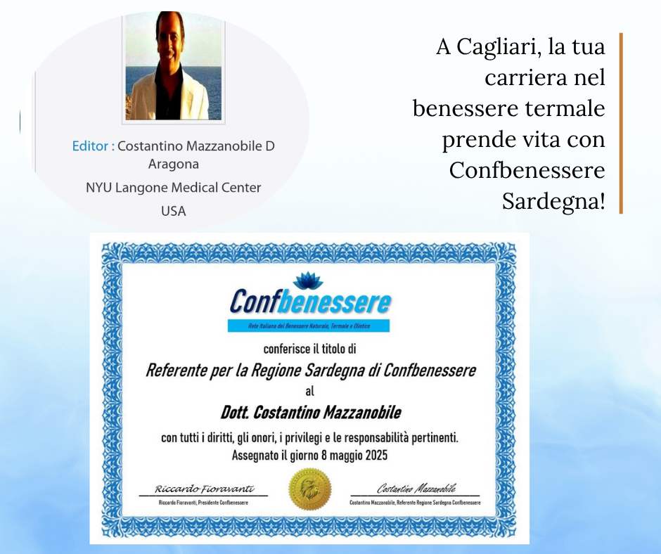 Il Corso Operatore Termale a Cagliari con Confbenessere Sardegna